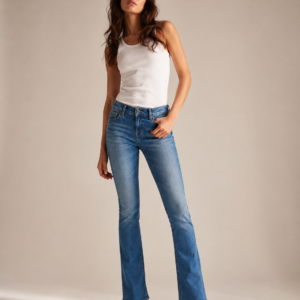 Low-Waist Stretch Denim Jeans